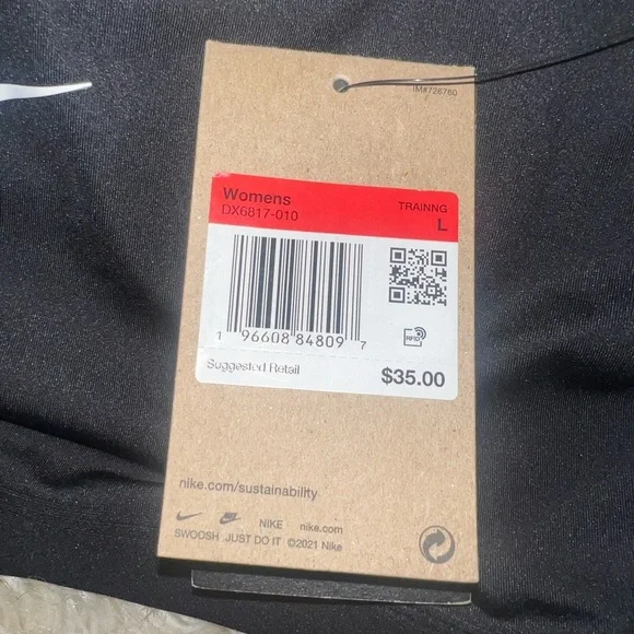 Nike Black Sports Bra - Picture 6 of 7